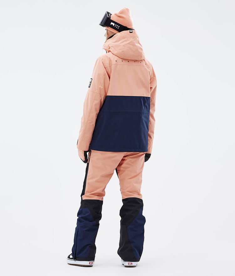 Montec Doom W Snowboardjacke Damen Faded Peach/Black/Dark Blue