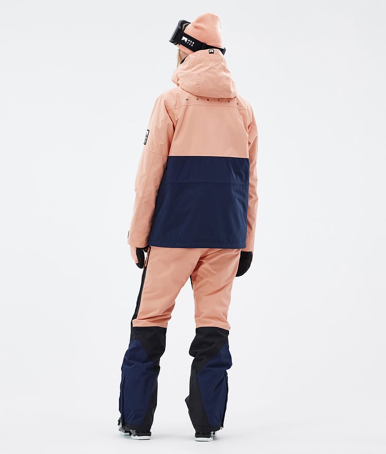 Montec Doom W Skijacke Damen Faded Peach/Black/Dark Blue