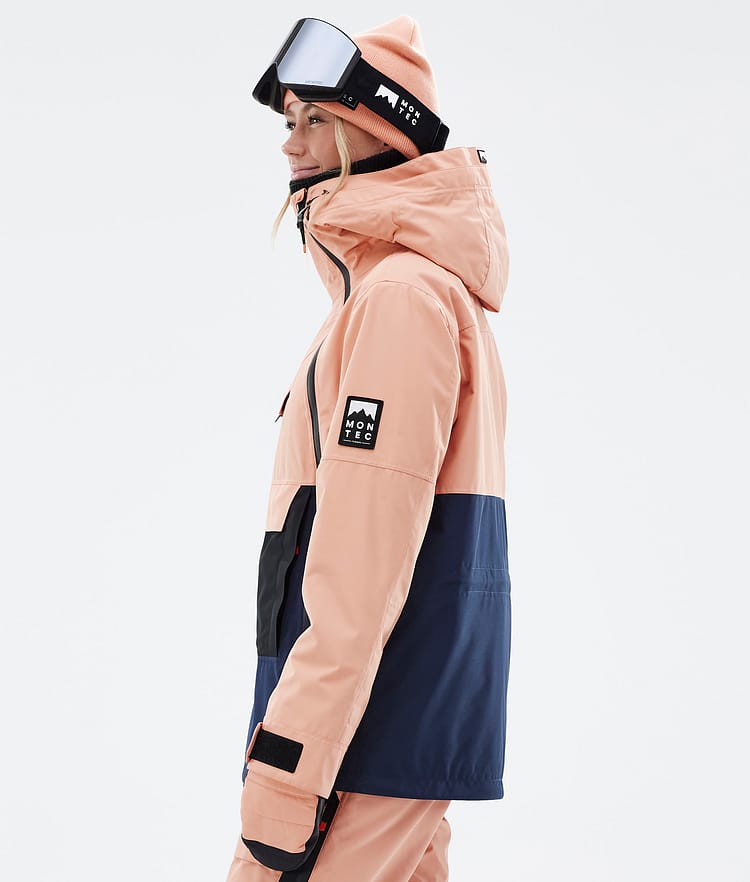 Montec Doom W Skijacke Damen Faded Peach/Black/Dark Blue