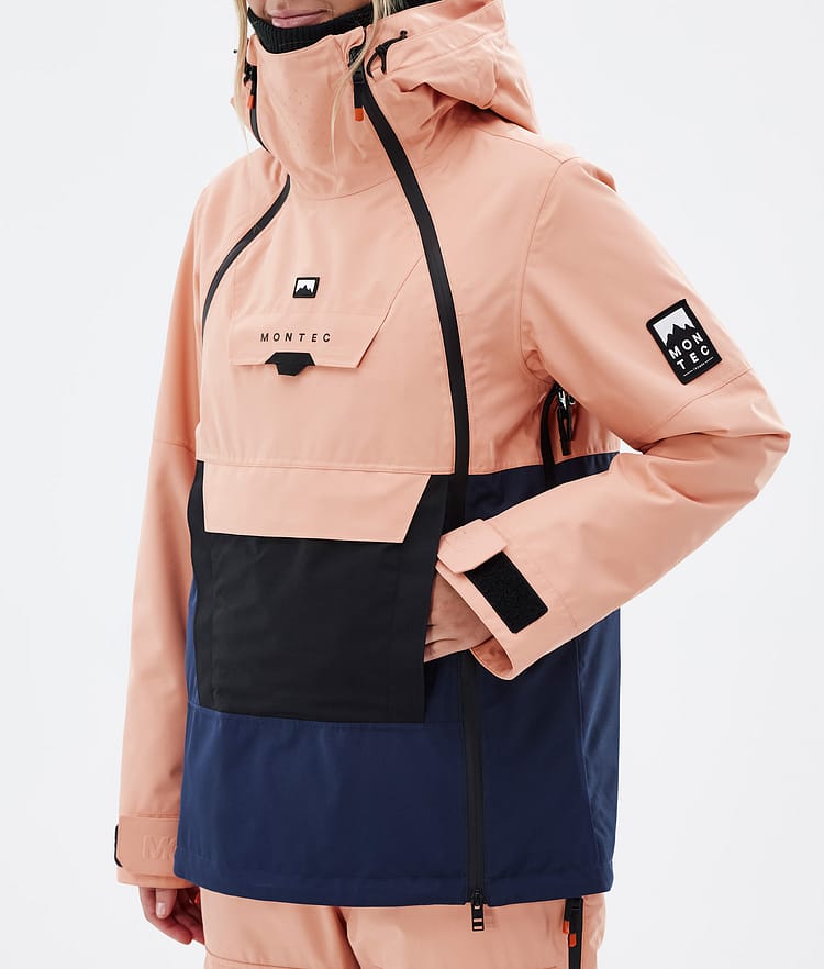 Montec Doom W Skijacke Damen Faded Peach/Black/Dark Blue