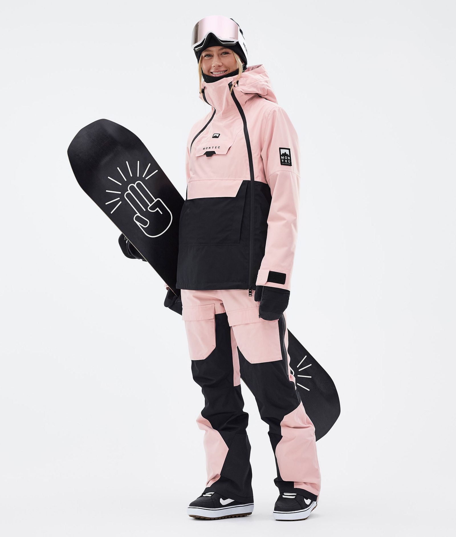 Montec Doom W Snowboardjacke Damen Soft Pink/Black