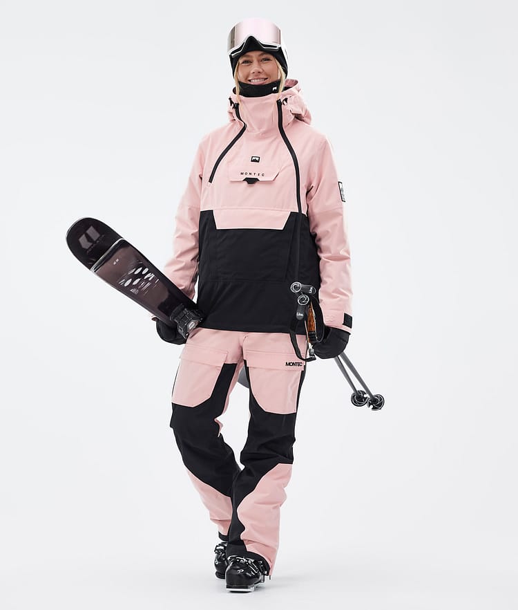 Montec Doom W Skijacke Damen Soft Pink/Black