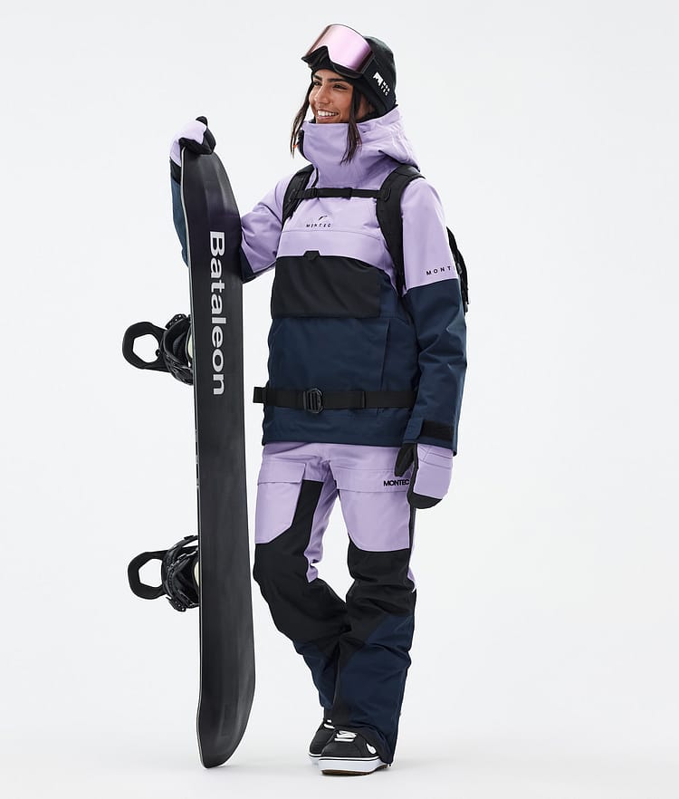 Montec Dune W Snowboardjacke Damen Faded Violet/Black/Dark Blue Renewed, Bild 2 von 8