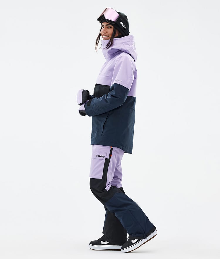 Montec Dune W Snowboardjacke Damen Faded Violet/Black/Dark Blue Renewed, Bild 3 von 8