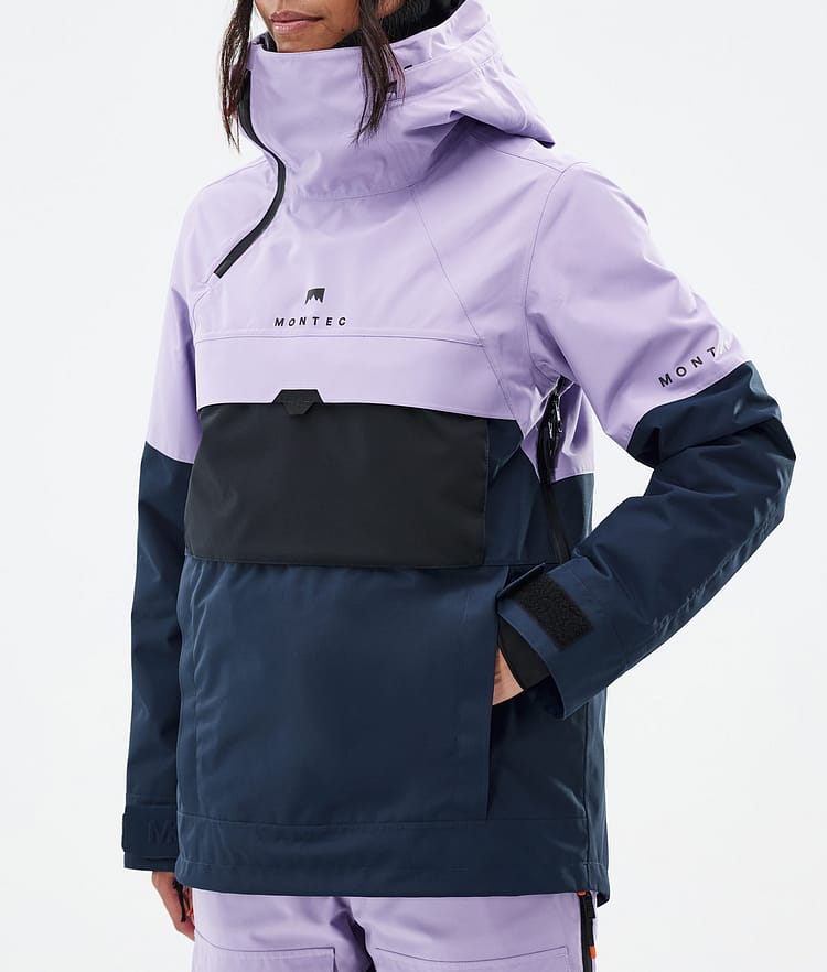 Montec Dune W Snowboardjacke Damen Faded Violet/Black/Dark Blue Renewed, Bild 7 von 8