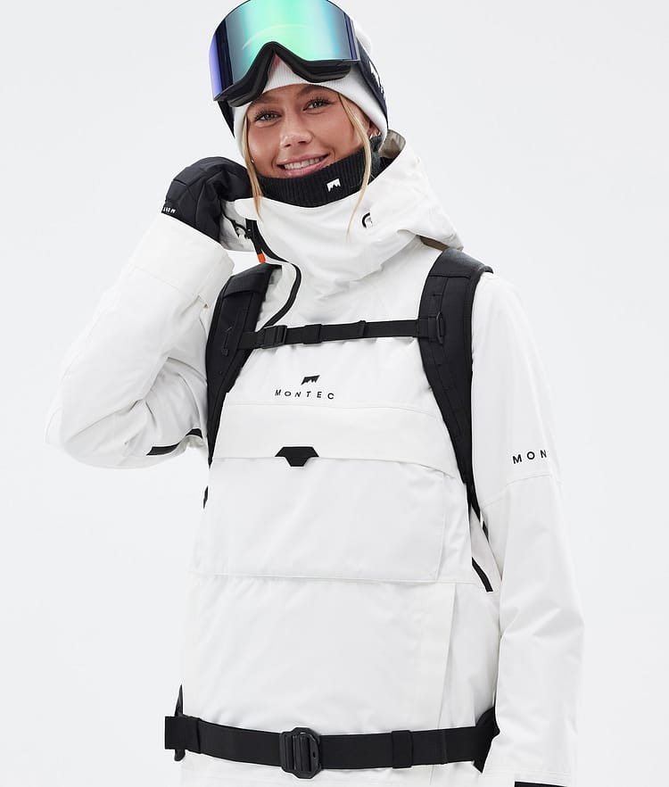 Montec Dune W Snowboardjacke Damen Old White