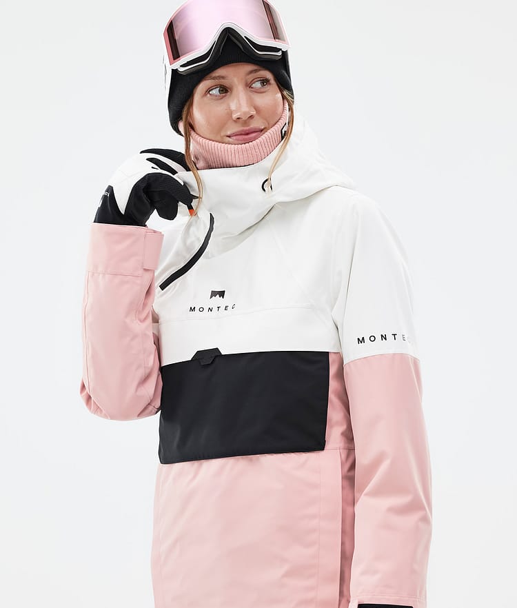 Montec Dune W Snowboardjacke Damen Old White/Black/Soft Pink, Bild 2 von 9