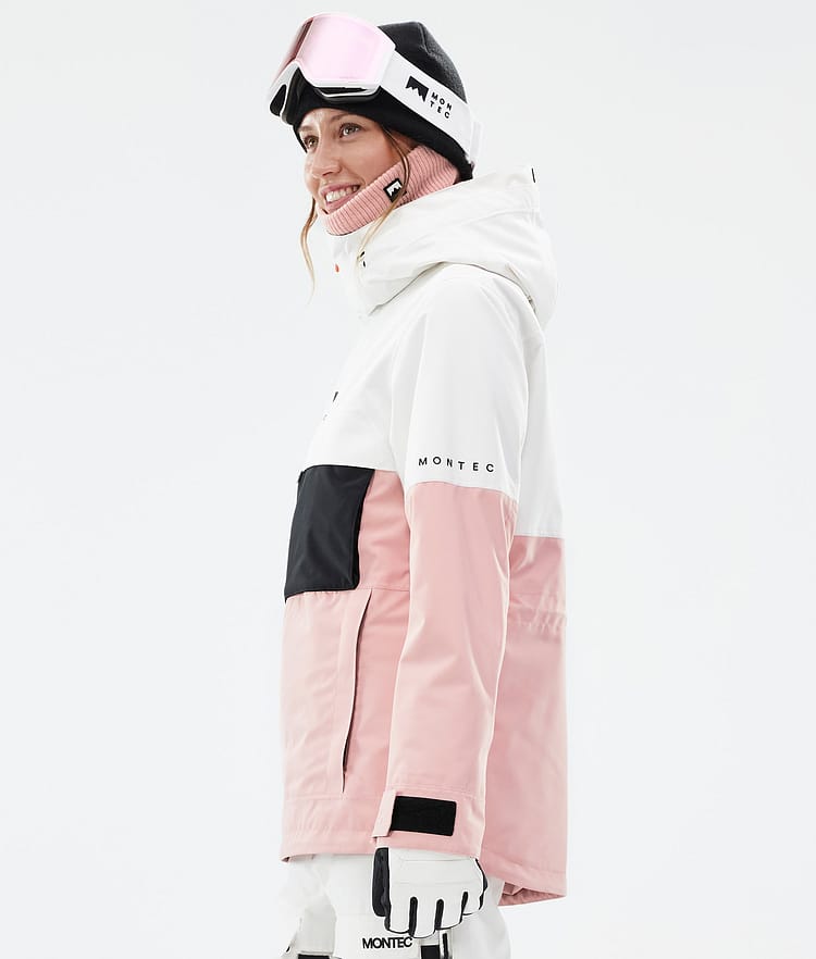 Montec Dune W Skijacke Damen Old White/Black/Soft Pink, Bild 6 von 9