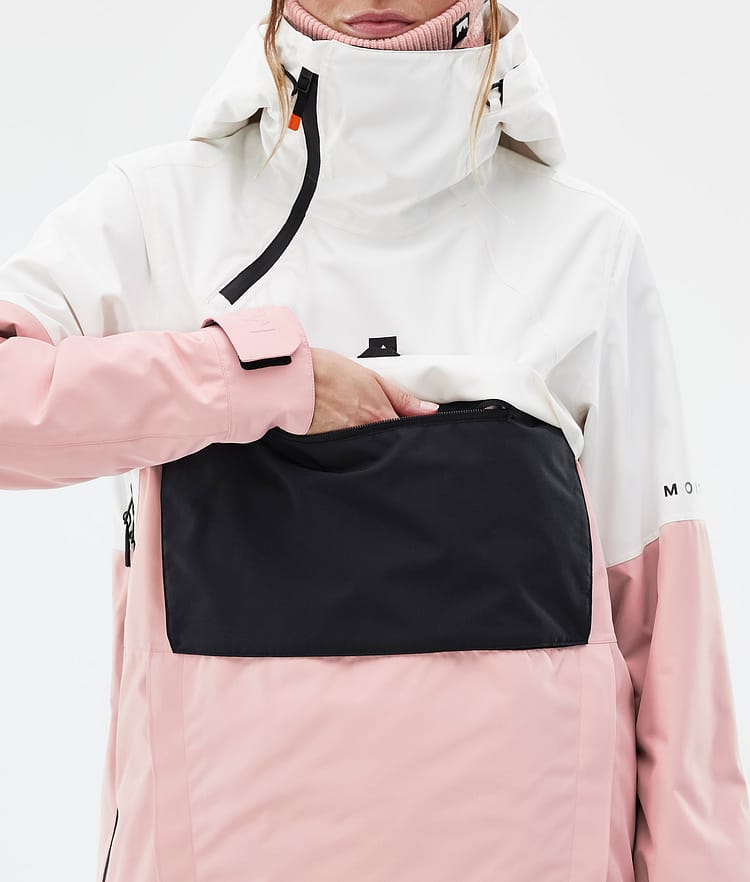 Montec Dune W Snowboardjacke Damen Old White/Black/Soft Pink, Bild 9 von 9