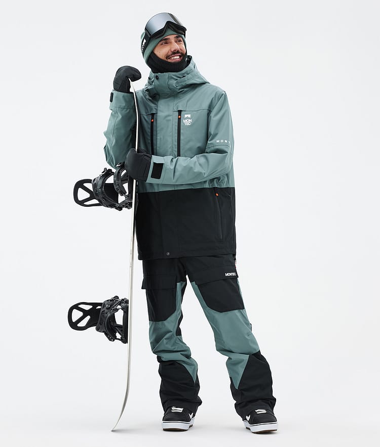 Montec Fawk Snowboardjacke Herren Atlantic/Black Renewed, Bild 3 von 10