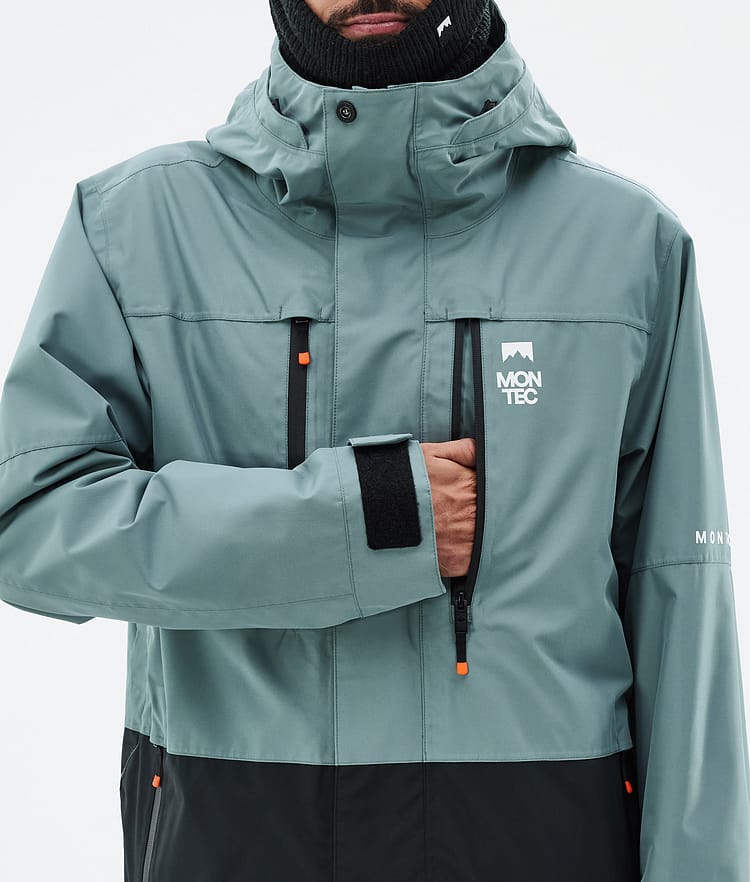 Montec Fawk Snowboardjacke Herren Atlantic/Black Renewed, Bild 9 von 10