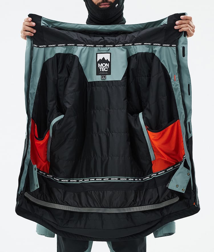 Montec Fawk Snowboardjacke Herren Atlantic/Black Renewed, Bild 10 von 10