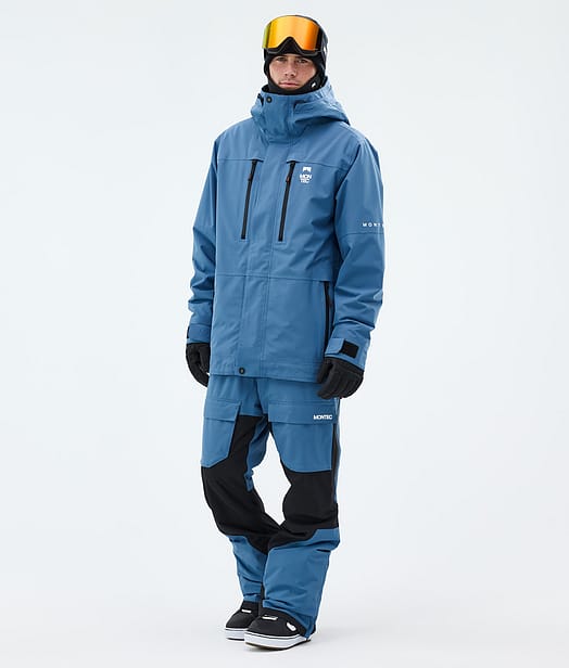 Montec Fawk Snowboard Outfit Blue Steel/Black