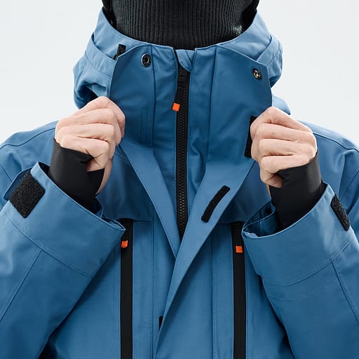 Frontreißverschluss mit doppelter Schutzleiste Hauptdetailproduktbild,