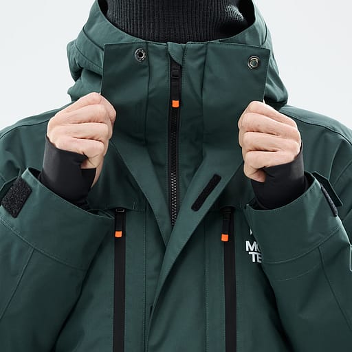 Frontreißverschluss mit doppelter Schutzleiste Hauptdetailproduktbild,