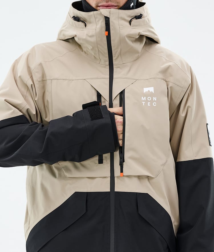 Montec Arch Snowboardjacke Herren Sand/Black Renewed, Bild 9 von 10