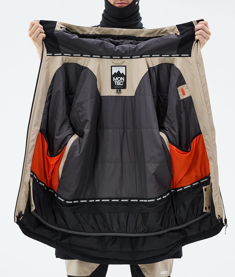 Montec Arch Snowboardjacke Herren Sand/Black Renewed, Bild 10 von 10