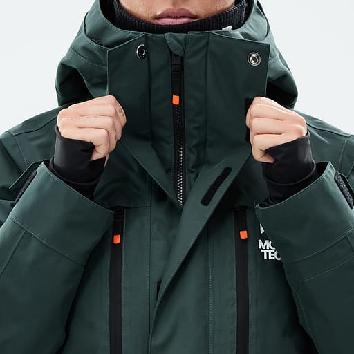 Frontreißverschluss mit doppelter Schutzleiste Hauptdetailproduktbild,