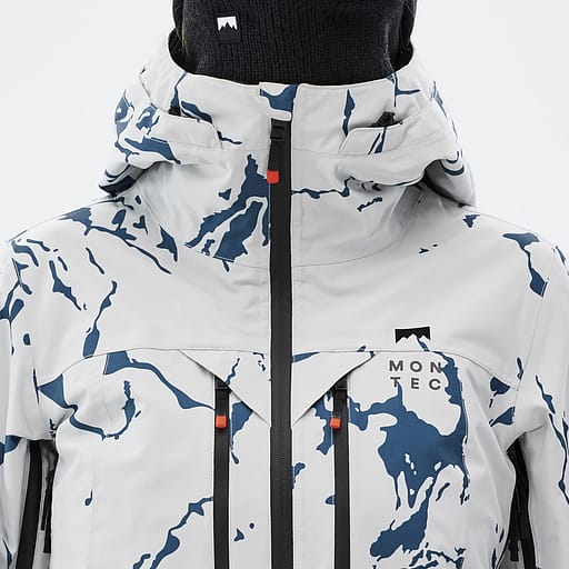 Frontreißverschluss mit innenliegender Schutzleiste Hauptdetailproduktbild,