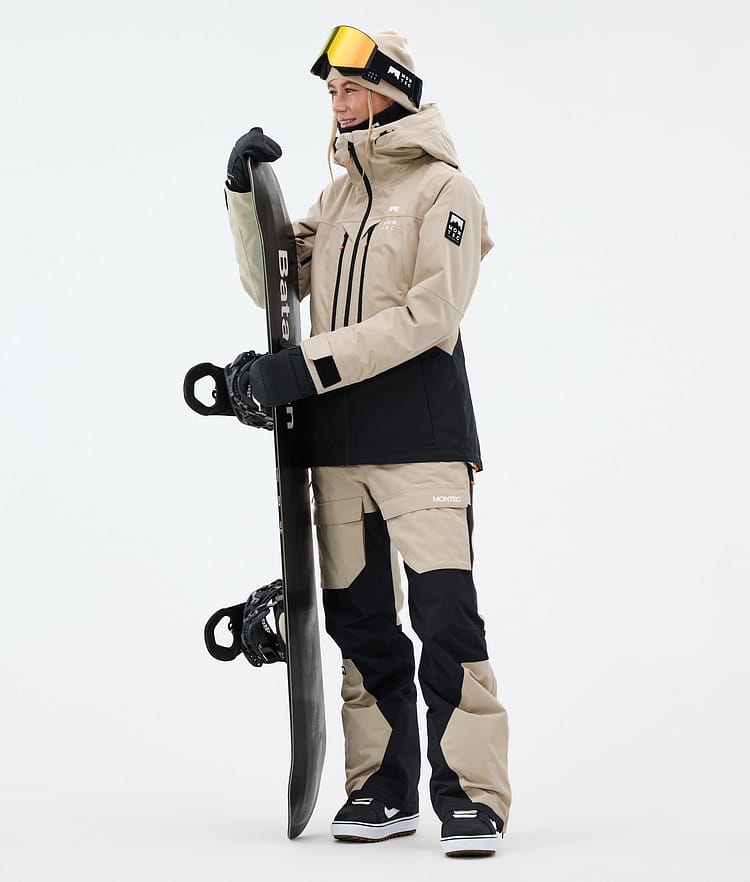 Montec Moss W Snowboardjacke Damen Sand/Black, Bild 3 von 10