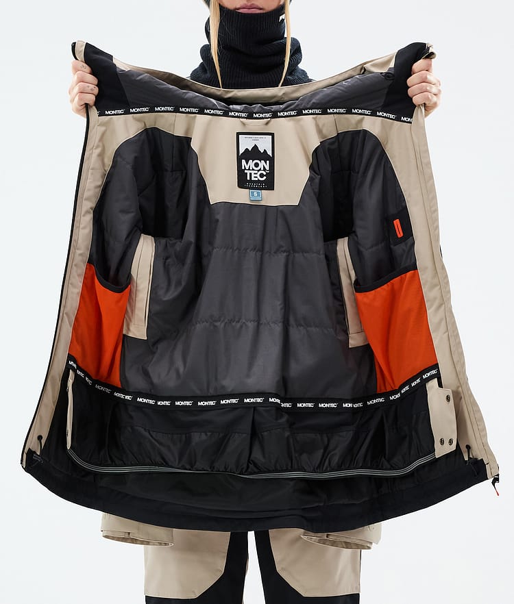 Montec Moss W Snowboardjacke Damen Sand/Black, Bild 10 von 10