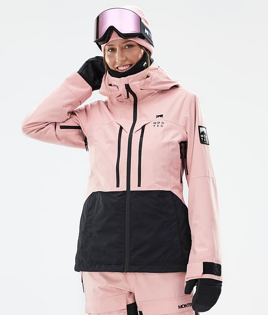 Montec Moss W Snowboardjacke Damen Soft Pink/Black