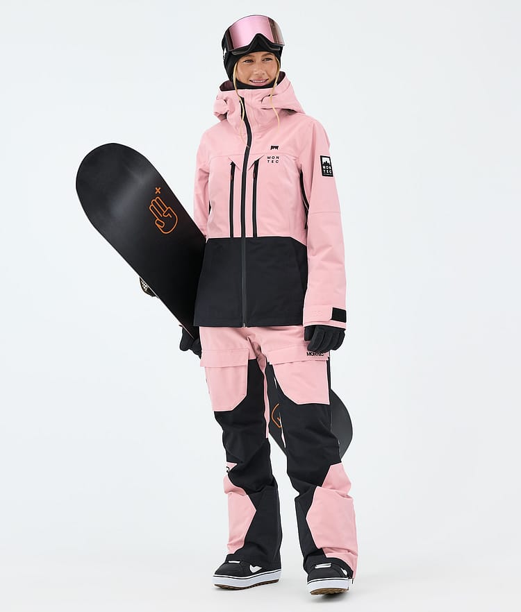 Montec Moss W Snowboardjacke Damen Soft Pink/Black, Image 2 of 9