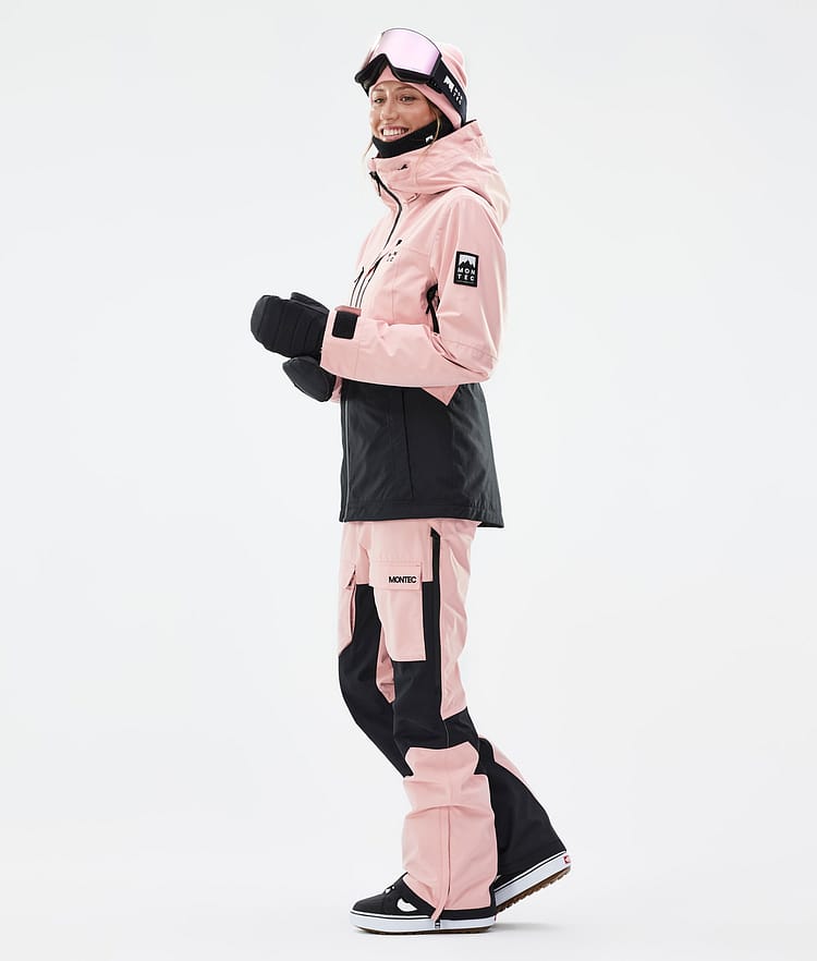 Montec Moss W Snowboardjacke Damen Soft Pink/Black