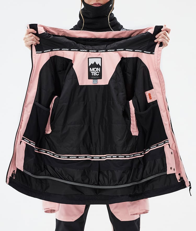 Montec Moss W Skijacke Damen Soft Pink/Black