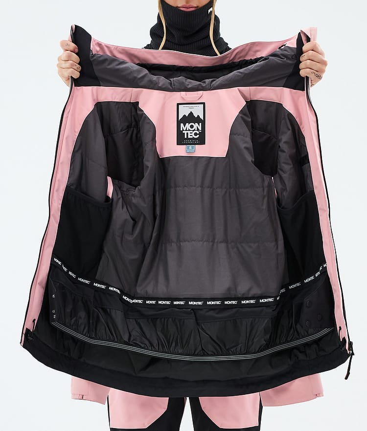 Montec Moss W Snowboardjacke Damen Soft Pink/Black, Image 9 of 9