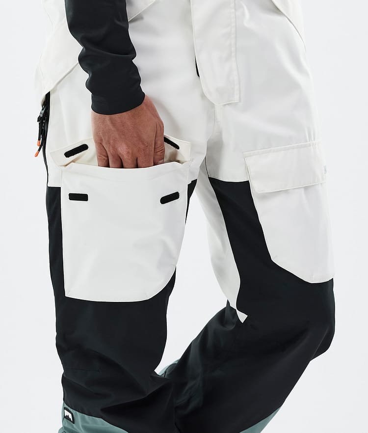 Montec Fawk Snowboardhose Herren Old White/Black/Atlantic Renewed, Bild 7 von 7