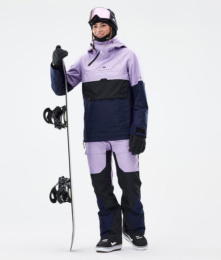 Montec Fawk W Snowboardhose Damen Faded Violet/Black/Dark Blue