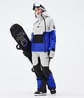 Montec Fawk W Snowboardhose Damen Light Grey/Black/Cobalt Blue