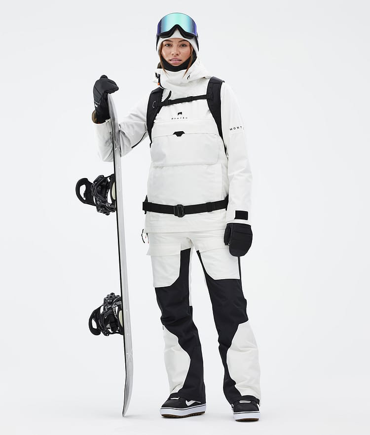 Montec Fawk W Snowboardhose Damen Old White/ Black