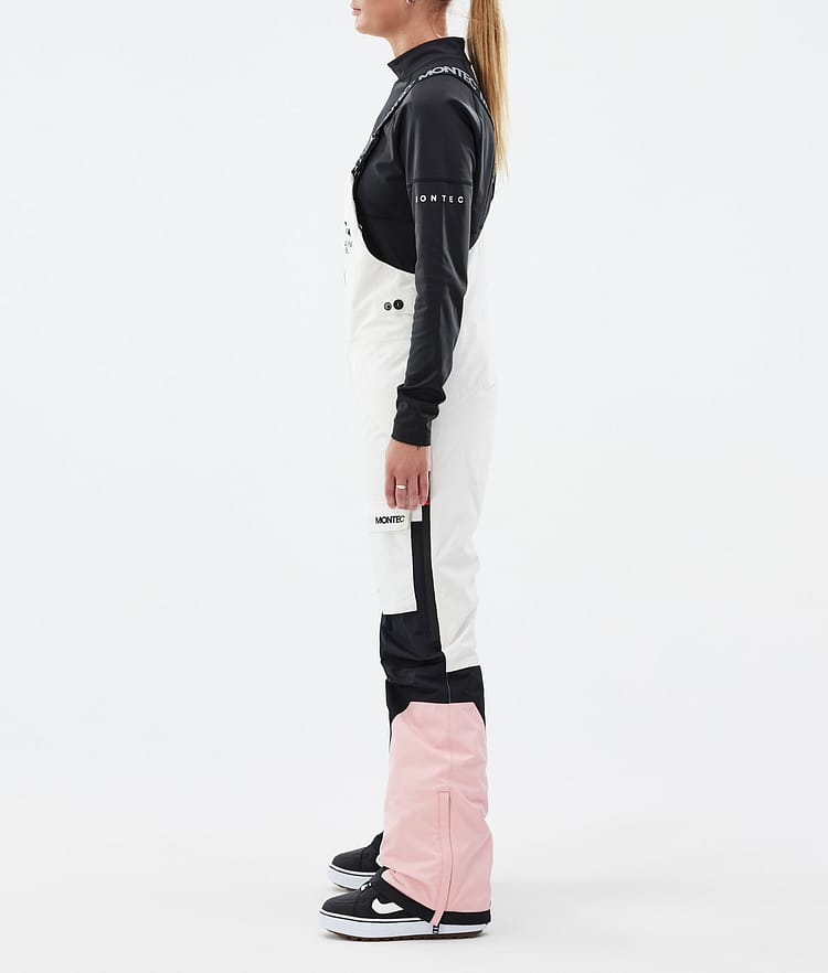 Montec Fawk W Snowboardhose Damen Old White/Black/Soft Pink Renewed, Bild 3 von 7