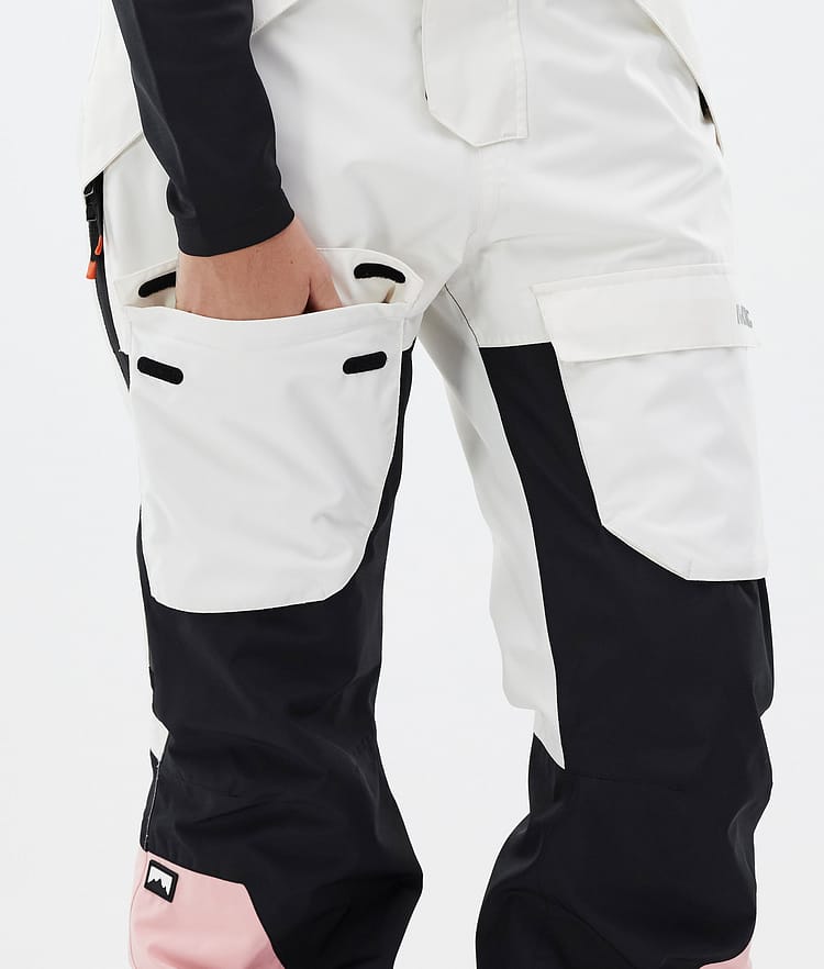 Montec Fawk W Snowboardhose Damen Old White/Black/Soft Pink