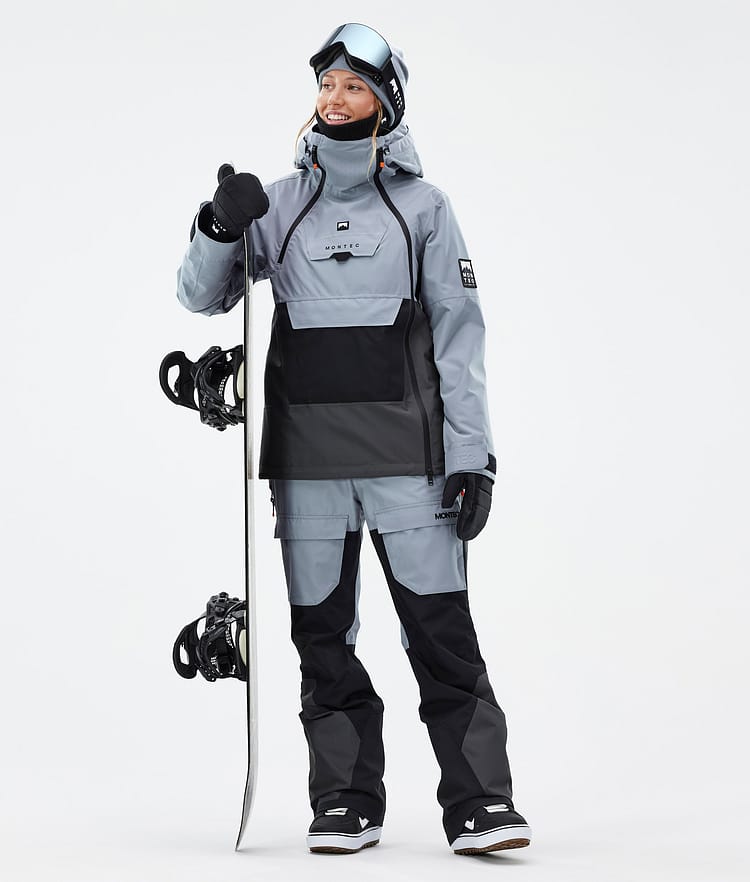 Montec Fawk W Snowboardhose Damen Soft Blue/Black/Phantom Renewed, Bild 2 von 7