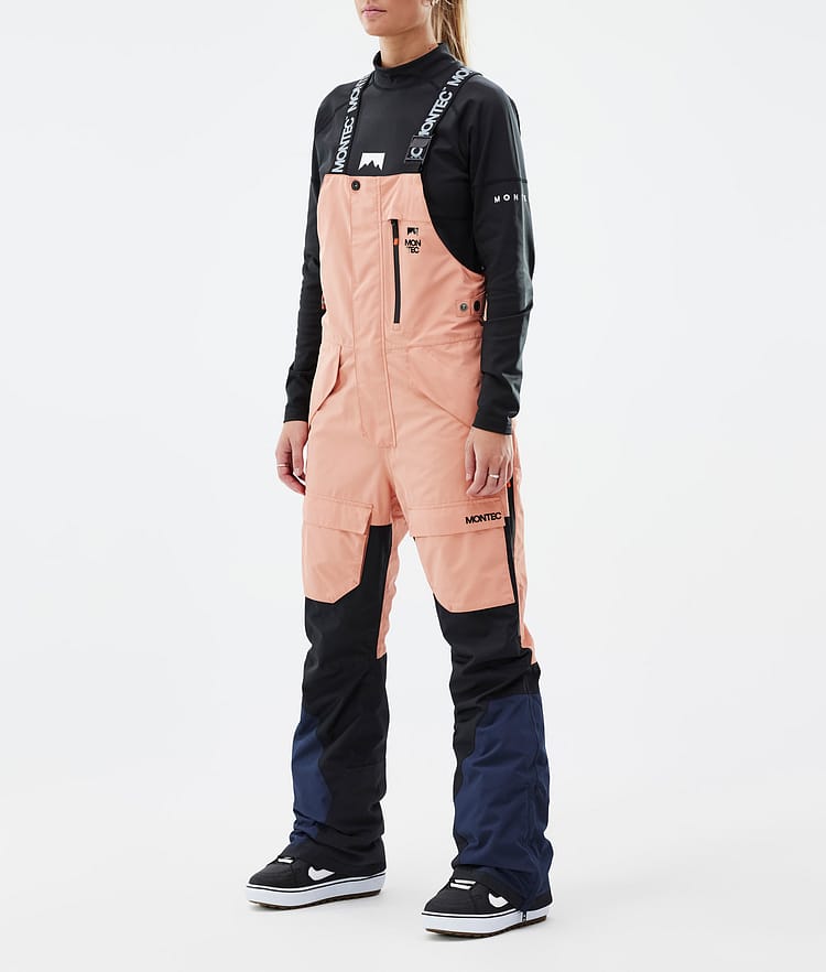 Montec Fawk W Snowboardhose Damen Faded Peach/Black/Dark Blue