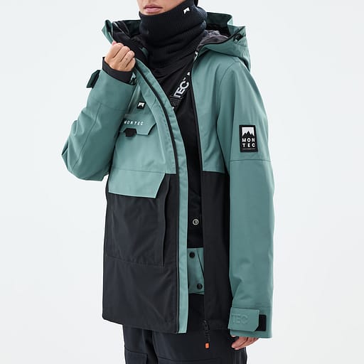 Asymmetrischer Frontreißverschluss mit innenliegender Schutzleiste Hauptdetailproduktbild,