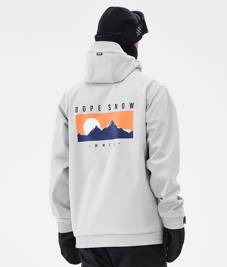 Dope Yeti Snowboardjacke Herren Silhouette Light Grey, Bild 1 von 7