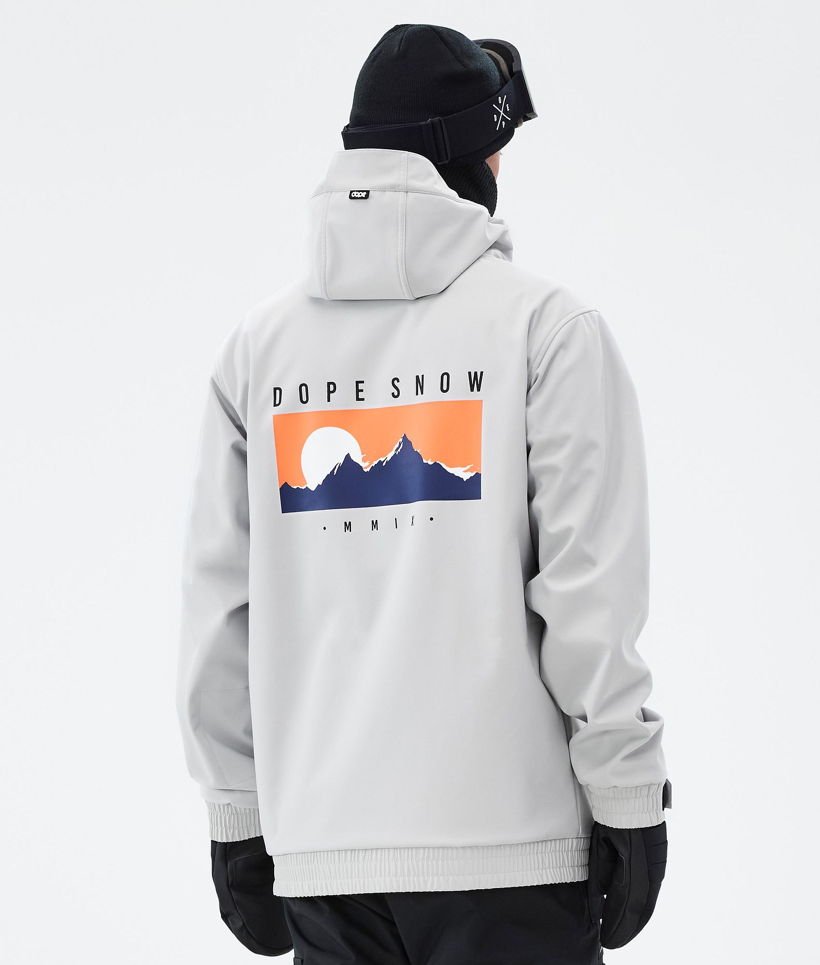 Dope Yeti Snowboardjacke Herren Silhouette Light Grey, Bild 1 von 7