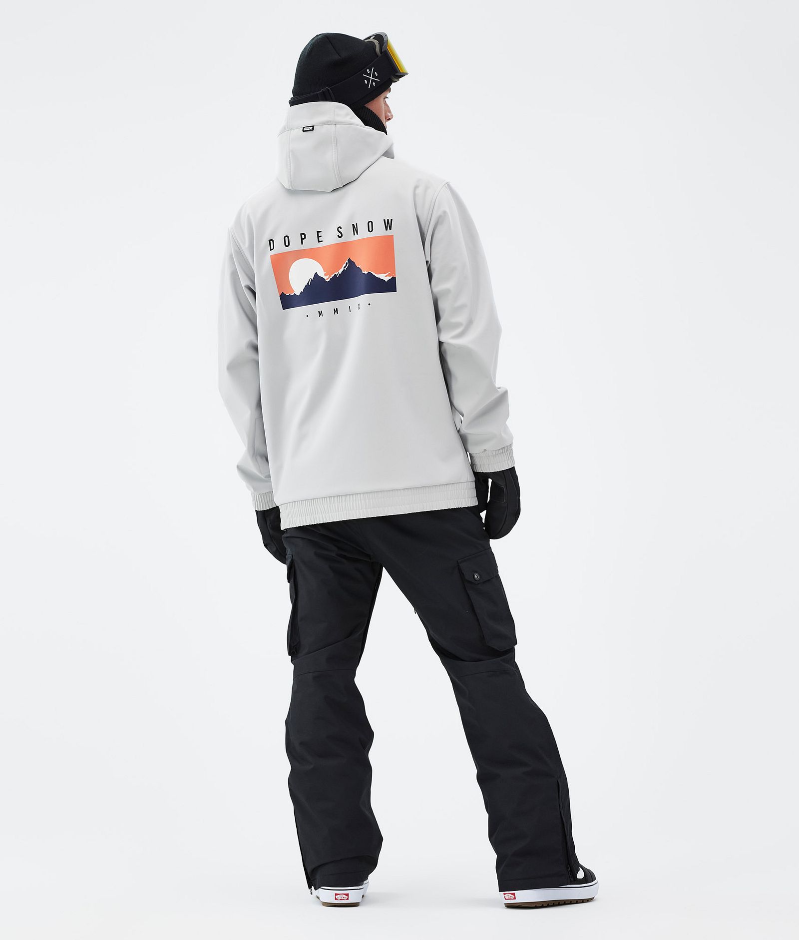 Dope Yeti Snowboardjacke Herren Silhouette Light Grey, Bild 3 von 7