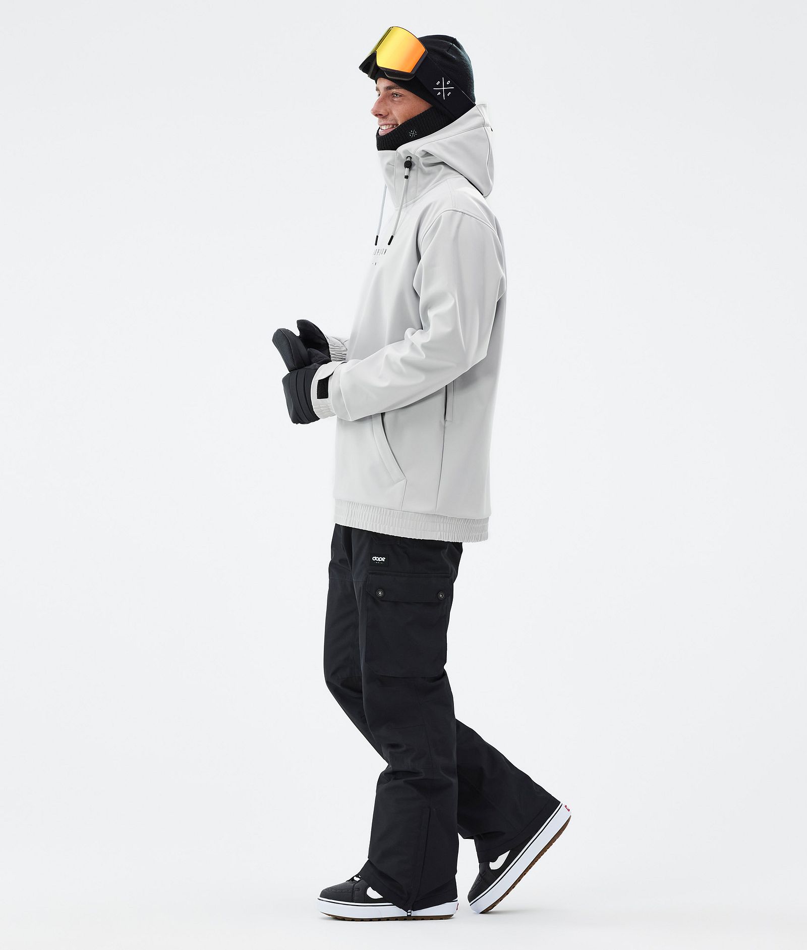 Dope Yeti Snowboardjacke Herren Silhouette Light Grey, Bild 4 von 7