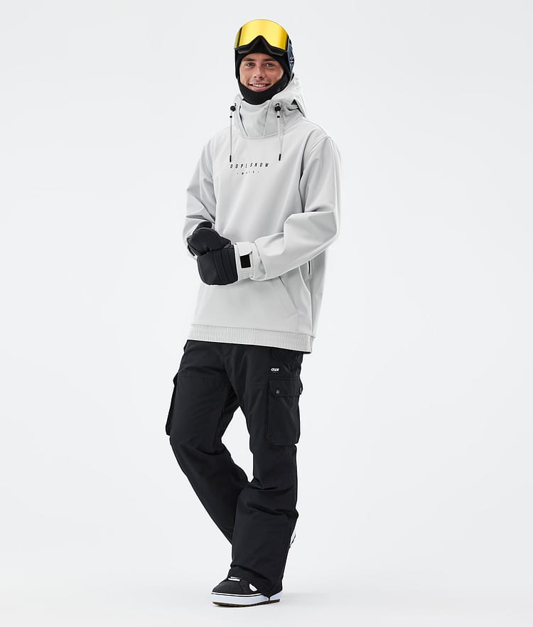 Dope Yeti Snowboardjacke Herren Silhouette Light Grey, Bild 5 von 7