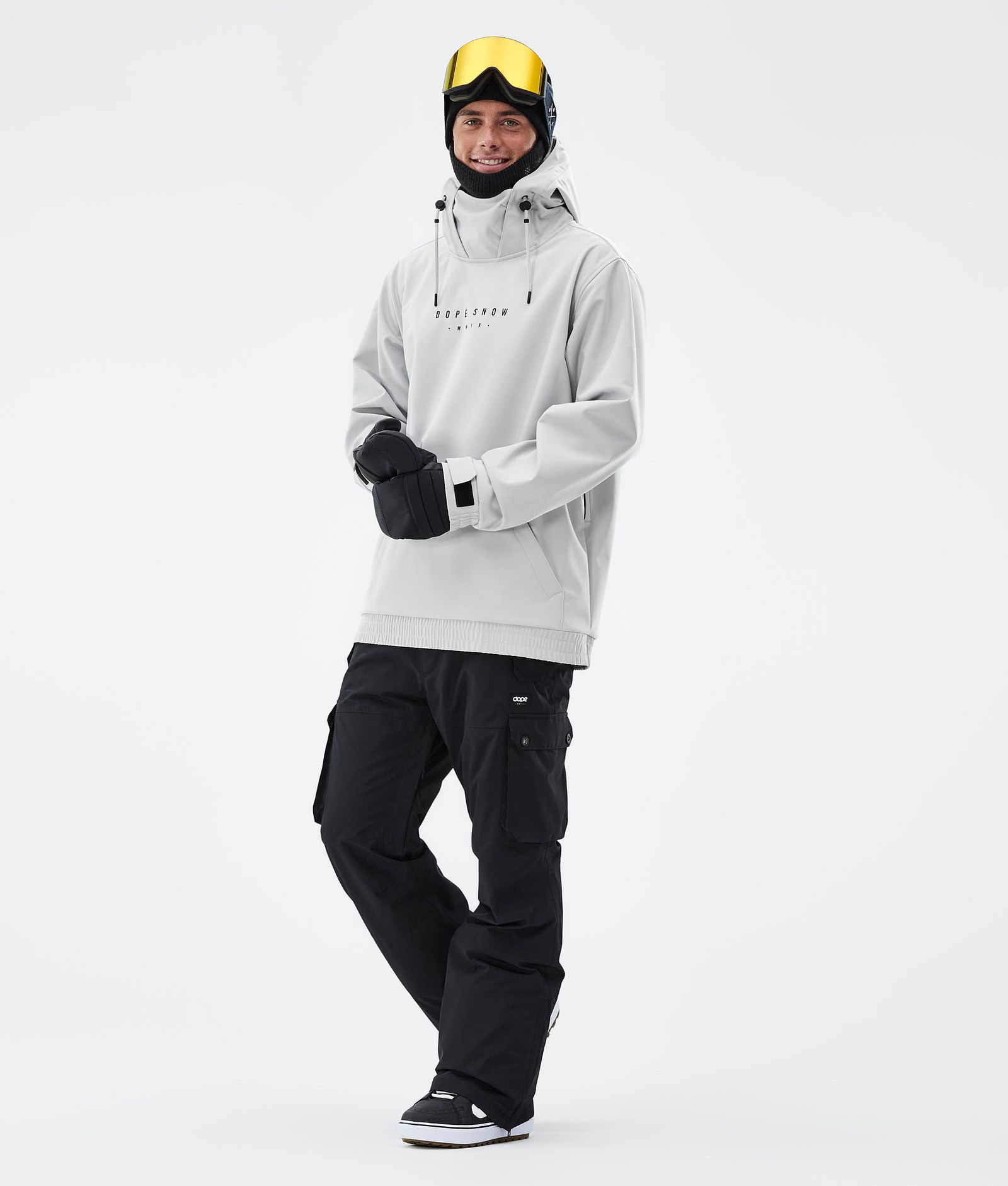Dope Yeti Snowboardjacke Herren Silhouette Light Grey, Bild 5 von 7