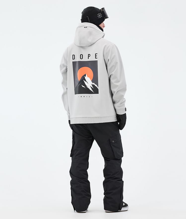 Dope Yeti Snowboardjacke Herren Aphex Light Grey Renewed, Bild 4 von 8