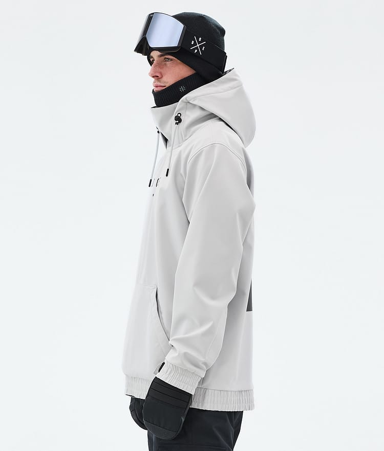 Dope Yeti Snowboardjacke Herren Aphex Light Grey Renewed, Bild 7 von 8