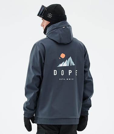 Dope Yeti Snowboardjacke Herren Ice Metal Blue Renewed