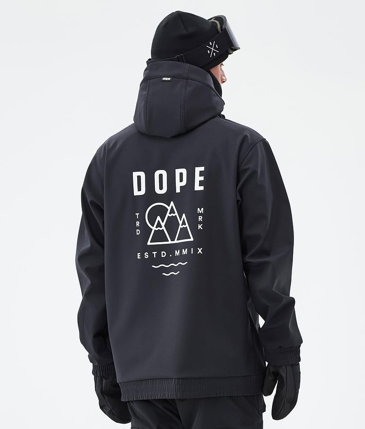 Dope Yeti Snowboardjacke Herren Summit Black