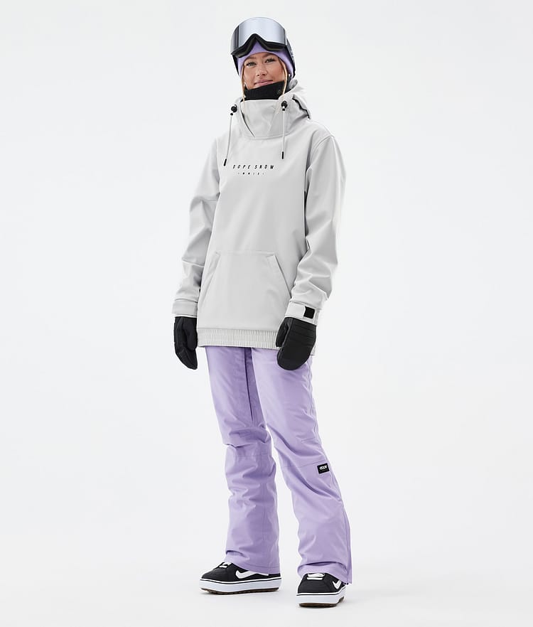 Dope Yeti W Snowboardjacke Damen Silhouette Light Grey